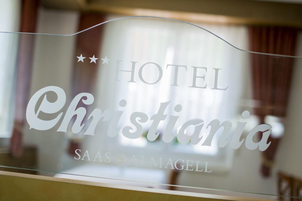 Wellness- Und Schneesporthotel Christiania Saas-Almagell Exterior photo